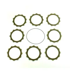 Kit de discos de fricción de embrague ATHENA + junta de tapa para HONDA CR 125 de 2000 a 2007