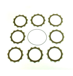 Kit disques garnis d'embrayage ATHENA + joint de carter pour HONDA CR 125 de 2000 à 2007