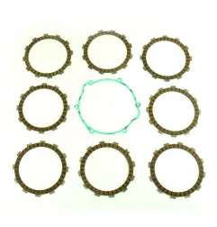 ATHENA Clutch Friction Plate Kit + cover gasket for HUSQVARNA TC 610, TE 410, TE 610 1998-1999