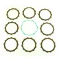 ATHENA Clutch Friction Plate Kit + cover gasket for HUSQVARNA TC 610, TE 410, TE 610 1998-1999