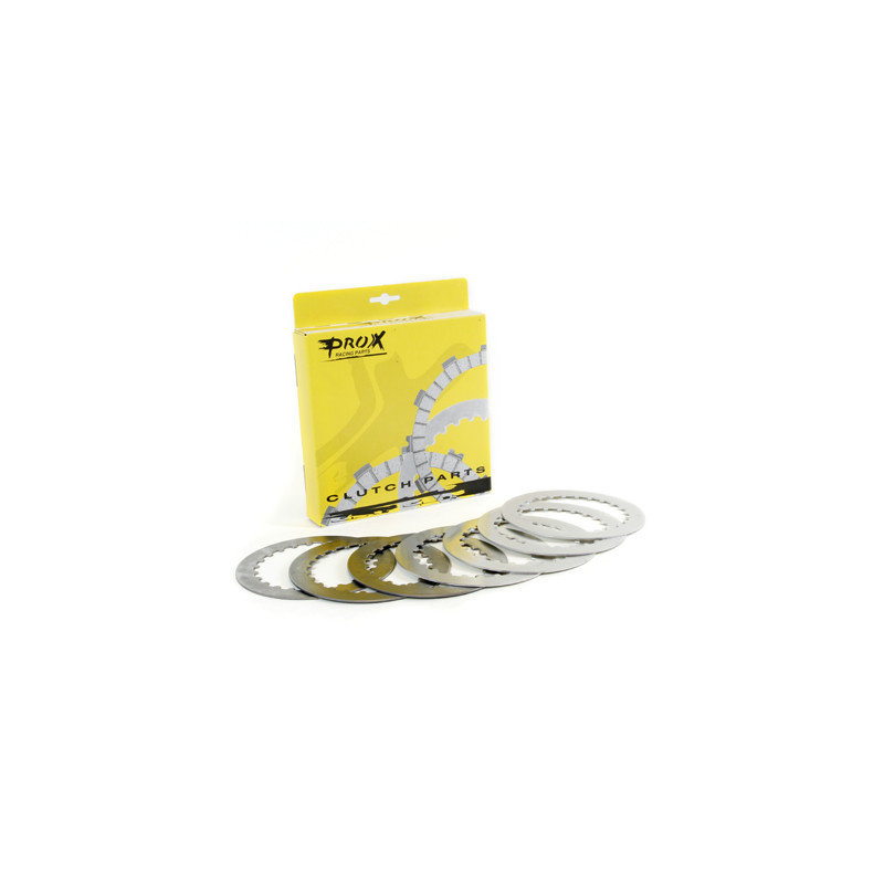 Kit disques lisses d'embrayage PROX aluminium pour GAS GAS EC 125, MC 125 de 2000 à 2011 Kit disques lisses d'embrayage PROX aluminium pour GAS GAS EC 125, MC 125 de 2000 à 2011