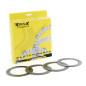 Kit disques lisses d'embrayage PROX pour KAWASAKI KX 60, KX 65, KX 80 et SUZUKI RM 60, RM 65 de 1981 à 2025