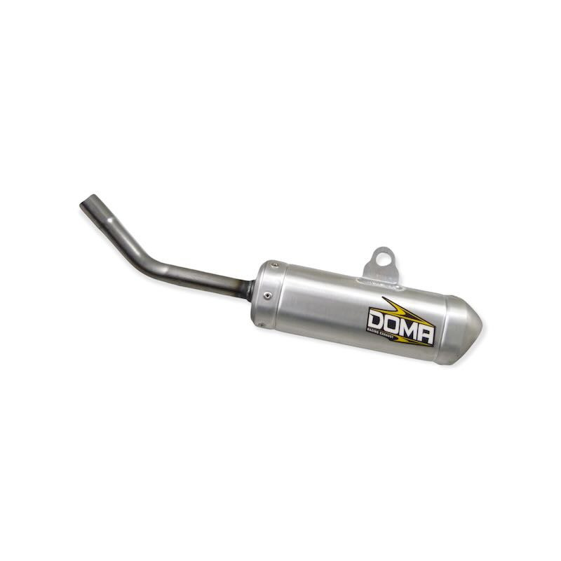 Silencieux d'échappement DOMA court réf. 200645 pour KTM SX 85 et HUSQVARNA TC 85 de 2013 à 2017