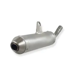 Silencieux d'échappement DOMA court longueur 250 mm pour YAMAHA YZ 125 et FANTIC XE 125, XX 125 de 2006 à 2026