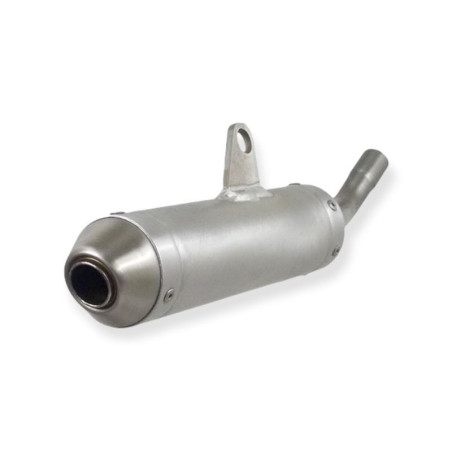 Silencieux d'échappement DOMA court longueur 250 mm pour YAMAHA YZ 125 et FANTIC XE 125, XX 125 de 2006 à 2026