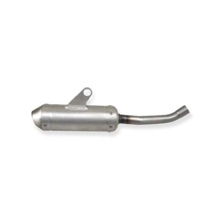 Silencieux d'échappement DOMA court longueur 180 mm pour YAMAHA YZ 125 et FANTIC XX 125 de 2006 à 2026
