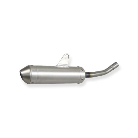 Silencieux d'échappement DOMA court longueur 220 mm pour YAMAHA YZ 125 et FANTIC XX 125 de 2006 à 2026