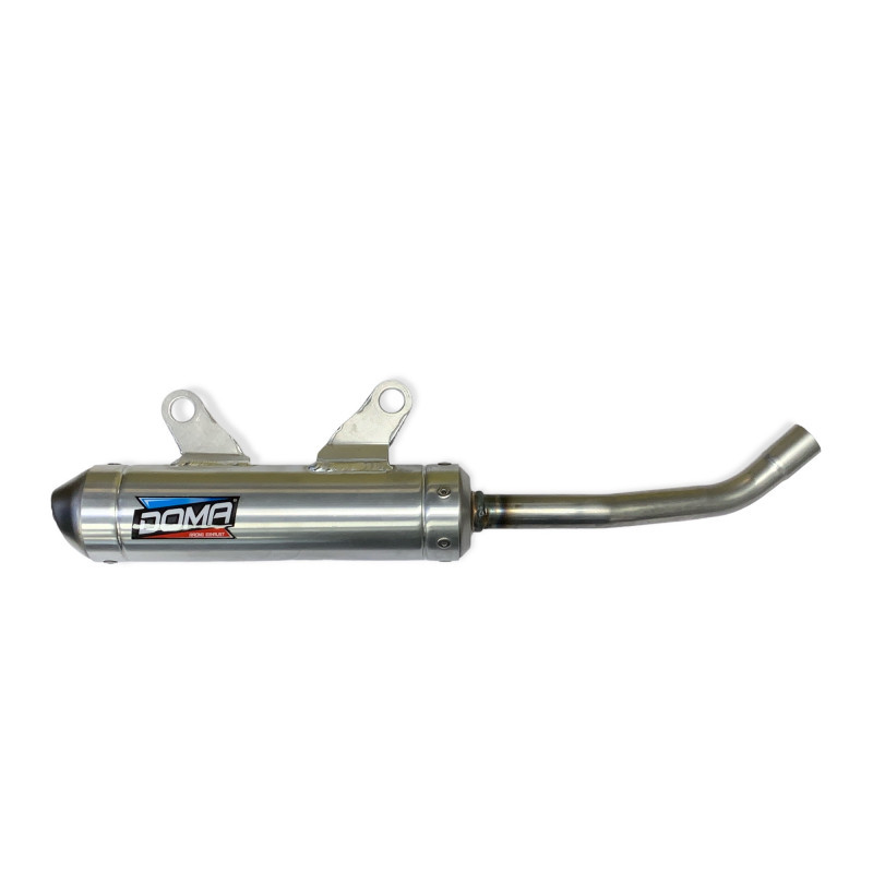 Silencieux d'échappement DOMA réf. 200704 pour HUSQVARNA TC 125, KTM SX 125 et GAS GAS MC 125 de 2023 à 2027 Silencieux d'échappement DOMA réf. 200704 pour HUSQVARNA TC 125, KTM SX 125 et GAS GAS MC 125 de 2023 à 2027