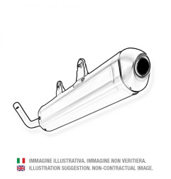 Silencieux d'échappement DOMA version enduro pour YAMAHA YZ 250 de 2000 à 2001