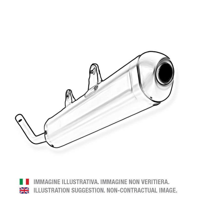 Silenciador DOMA para KTM SX 250 y HUSQVARNA TC 250 de 2011 a 2015