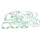 Kit completo de juntas de motor ATHENA sin retenes para KTM EGS 360, EGS 380, EXC 360, EXC 380, SX 360, SX 380 de 1995 a 1998
