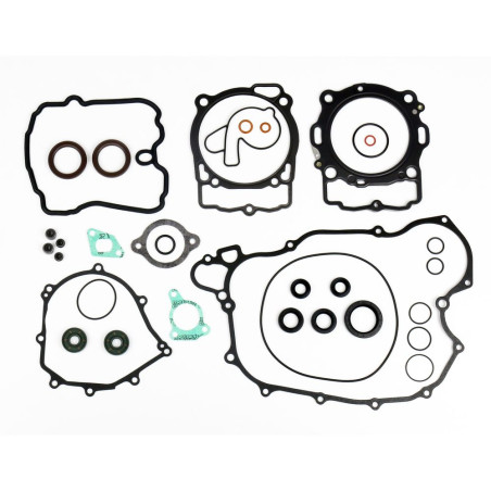 ATHENA Complete Engine Gasket Kit with oil seals for KTM EXC, EXCF, XCW 450, 500 and HUSQVARNA FE 450 2014-2016