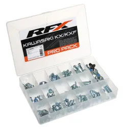 Tornillería RFX para KAWASAKI KX 125, KX 250, KX 450, KXF 250, KXF 450 de 2002 a 2027