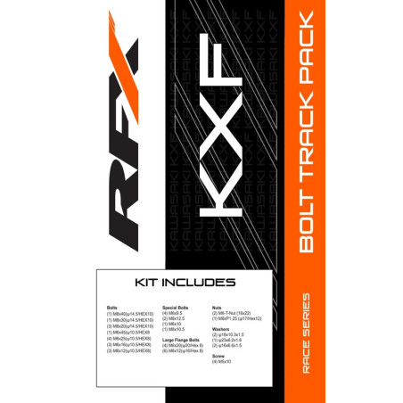 Tornillería RFX para KAWASAKI KX 125, KX 250, KX 450, KXF 250, KXF 450 de 2004 a 2027