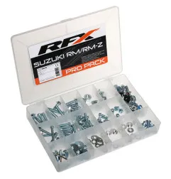 Tornillería RFX para SUZUKI RM 125, RM 250, RMZ 250, RMZ 450 de 2007 a 2027