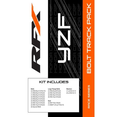 RFX hardware for YAMAHA YZ 125, YZ 250, YZ 250 X, YZF 250, YZF 450 1974-2027