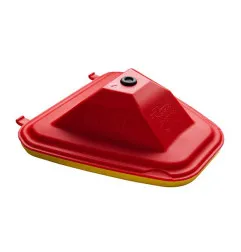 RACETECH Dichter Luftfilterkastendeckel - rot für YAMAHA WRF 250, WRF 450, YZF 250, YZF 450 2014-2023
