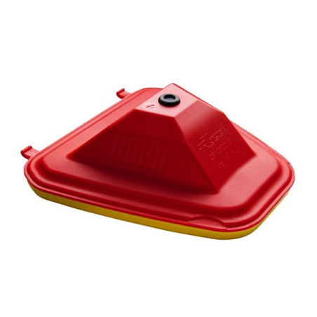 Couvercle étanche de boîte à air RACETECH - rouge pour YAMAHA WRF 250, WRF 450, YZF 250, YZF 450 de 2014 à 2023
