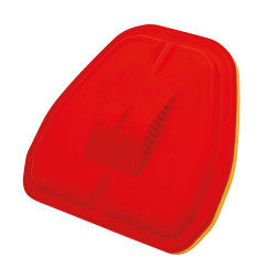 Tapa estanca de caja de filtro RACETECH - rojo para YAMAHA YZF 450 de 2010 a 2013