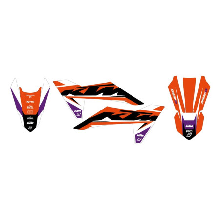 Kit de adhesivos BLACKBIRD para KTM SX 65 de 2024 a 2025