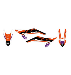 Kit de adhesivos BLACKBIRD para KTM SX 125, SX 150, SX 250, SX 300, SX-F 250 ADAMO EDITION de 2025