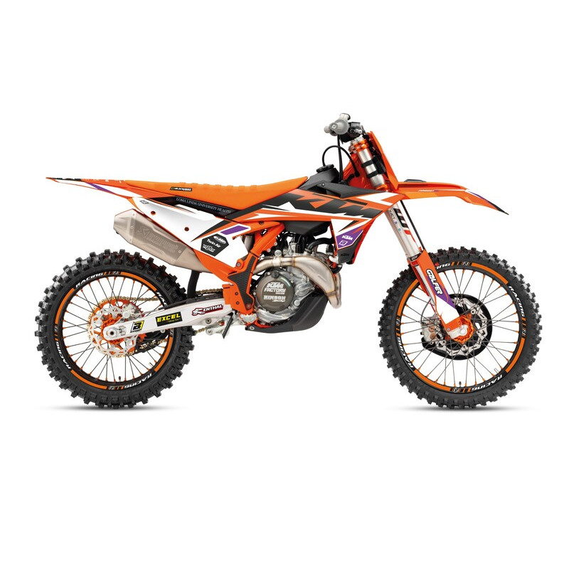 BLACKBIRD graphics kit for KTM SX 125, SX 150, SX 250, SX 300, SX-F 250 ADAMO EDITION 2025