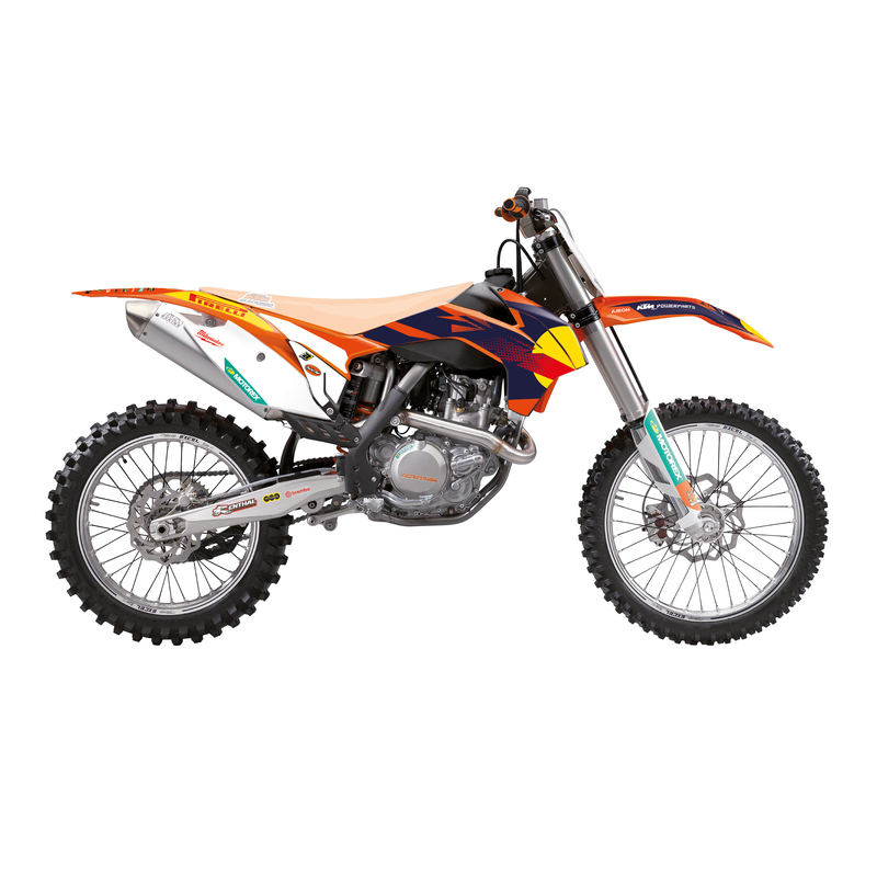 BLACKBIRD graphics kit for KTM EXC 125, EXC 200, EXC 250, EXC 300, EXC 450 2013-2016 BLACKBIRD graphics kit for KTM EXC 125, EXC 200, EXC 250, EXC 300, EXC 450 2013-2016