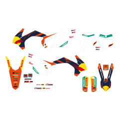 BLACKBIRD Dekor-Kit für KTM EXC 125, EXC 200, EXC 250, EXC 300, EXC 450 2013-2016