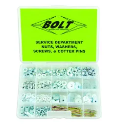 Coffret écrous, rondelles, vis, goupilles BOLT 422 pièces