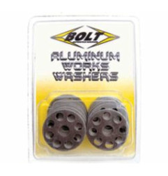 Rondelle perçée aluminium BOLT par 10 - 2009-AWW.25