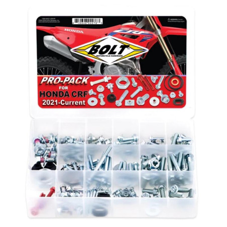 Tornillería BOLT para HONDA CRF 250, CRF 250 RX ENDURO, CRF 450, CRF 450 RX ENDURO, CRF 450 X de 2021 a 2027
