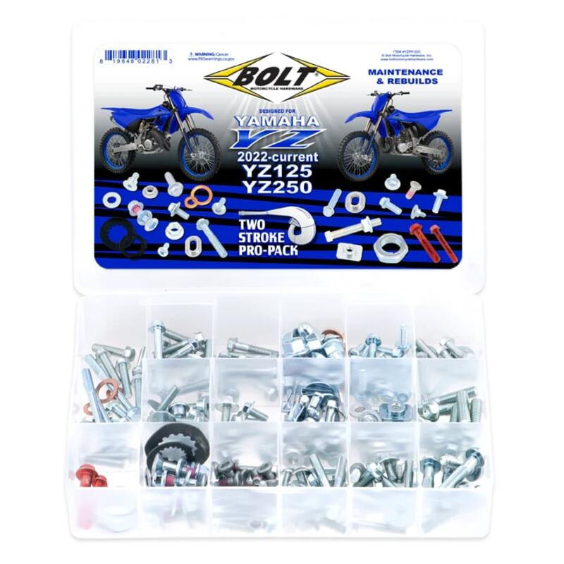 Tornillería BOLT para YAMAHA YZ 125, YZ 250, YZ 250 X de 2022 a 2027 Tornillería BOLT para YAMAHA YZ 125, YZ 250, YZ 250 X de 2022 a 2027