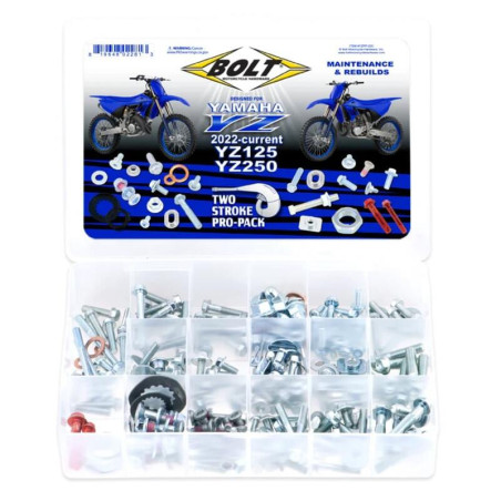 Tornillería BOLT para YAMAHA YZ 125, YZ 250, YZ 250 X de 2022 a 2027