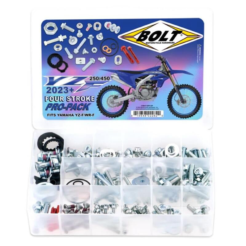 BOLT hardware for YAMAHA WRF 250, WRF 450, YZF 250, YZF 450 2023-2027