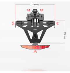 HIGHSIDER licence plate holder - 280-202HP