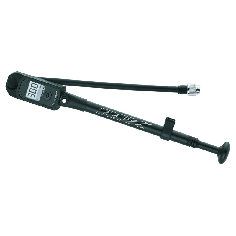 Pompe/jauge de réglage du ressort pneumatique de la fourche digitale RFX Pro Series - jauge numérique 0-300 psi