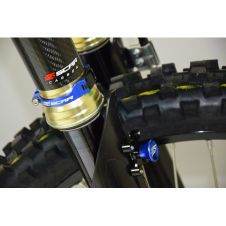 Kit départ SCAR bleu pour KTM SX 50, SX 50 MINI, SX 65, SX E 5, HUSQVARNA EE 5, TC 50, TC 50 MINI, TC 65 et GAS GAS MC 65