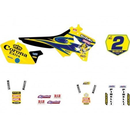 TECNOSEL graphics kit for SUZUKI RM 125, RM 250 2001-2008