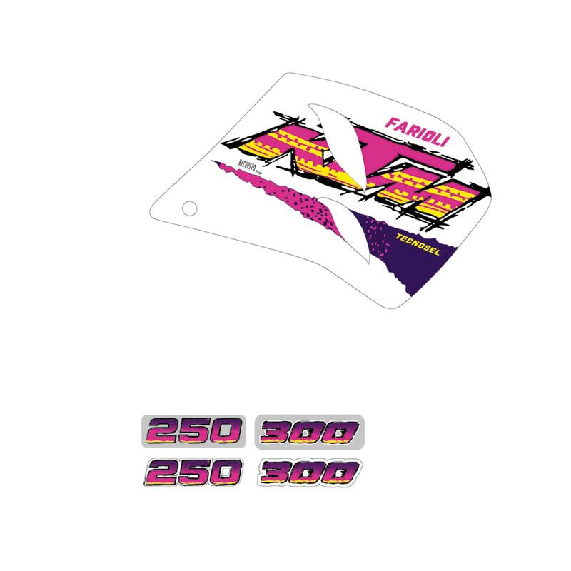 TECNOSEL graphics kit for KTM EGS 250, EGS 300, EGS 360 1993-1997