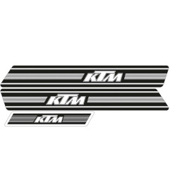 Kit de adhesivos TECNOSEL para KTM GS 125, GS 125/6, GS 250 de 1974 a 1976