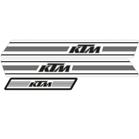 Kit de adhesivos TECNOSEL para KTM GS 125, GS 125/6, GS 250 de 1974 a 1976