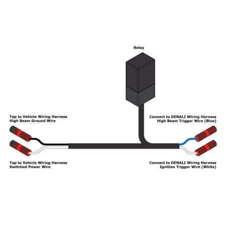 DENALI Trigger Wizard - Universal High Beam Trigger for Ground Switched LED Headlights