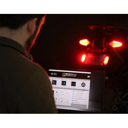DENALI T3-S™ Smart Turn Signal & DRL Pods for Motorcycles – Rear