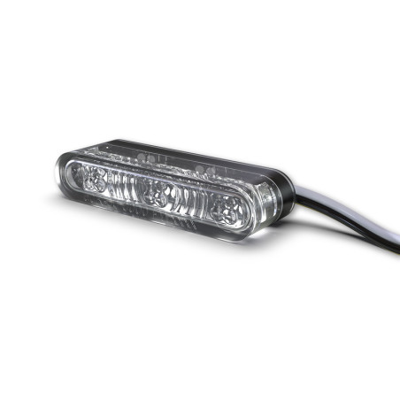Clignotant/feu de position LED HIGHSIDER pro Star-MX1 Pro Module 2en1 homologué - verre fumé - la paire