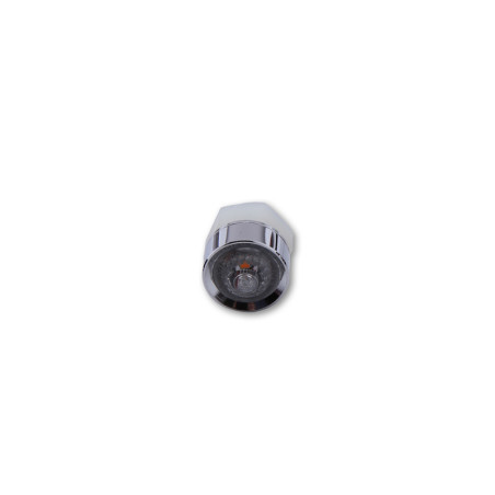 Clignotants LED HIGHSIDER pro - Mono - chromé/translucide - homologué E - la paire