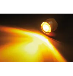 Clignotants LED HIGHSIDER pro - Mono - chromé/translucide - homologué E - la paire