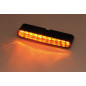 Clignotant intégré LED HIGHSIDER pro - Stripe - noir/fumé - homologué E - la paire