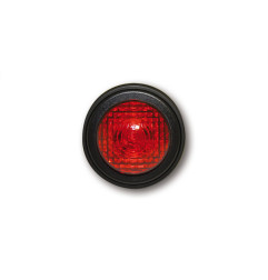 Feu arrière LED HIGHSIDER smart Old School Type 1 homologué - verre rouge - l'unité - 255-054