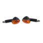 Clignotant HIGHSIDER smart Little Duke homologué - verre orange - la paire