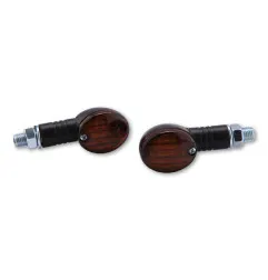 Clignotant HIGHSIDER smart Micro-Flash Mini homologué - verre fumé - la paire